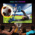 Miniatyrbillede 5 af 7: S Portable 1080P Home Theater Video LED Bluetooth Mini Projector Android 10.0  Projector