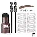 Miniatyrbillede 1 af 8: N Øjenbryn Pulver Stencil Kit Makeup Shadow Stick One Step Øjenbryn Shaping Langvarig Stempel Kit