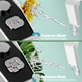 Miniatyrbillede 3 af 7: Bidet toilet sæde tilbehør ultra-tynd ikke-elektrisk selvrensende dobbelt dyser frontal & bag vask