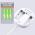 Miniatyrbild 5 av 8: TS-BC670 Tyst Vibration Alarm Klocka Elever Väckning
