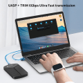 Miniatyrbild 6 av 7: 2,5 tum hårddisk hölje SATA till USB 3.0 adapter hårddisk fodral 6Gbps UASP  Hårddisk hölje för Windows