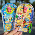 Miniatyrbilde 4 av 8: Klassisk Leker Spill Vintage Mini Pinball Machine Interactive Toy