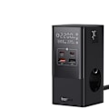 Miniatyrbild 1 av 8: 35W snabb laddning Digital Power Strip 7-i-1 Laddningsstation 4000W Rated Power Digital Display