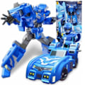 Miniatyrbillede 5 af 7: Mini Agent Panser bil Robot Kombineret Transformation Action Figur MiniForce X Autobots Mecha Deformation