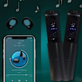 Miniatyrbillede 5 af 7: Bluetooth Headset 5.0 Mat Business Stereo Roterende Opladning Bin Trådløst Bluetooth Headset