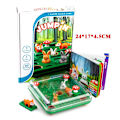 Miniatyrbillede 4 af 7: Bunny Bouncing Game Børn Puslespil Bræt Checkers Legetøj