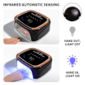 Miniatyrbilde 4 av 6: Profesjonell Oppladbar Spiker UV LED Lampe Tørketrommel HD Display