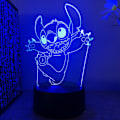 Pikkukuva 9 / 10: Sarjakuva  Stitch Figuuri 3D LED Valo Lapset LED Yö valo USB LED pöytä lamppu