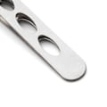 Pikkukuva 4 / 6: 1kpl kulmakarvat pinsetti ruostumaton teräs 9,9 cm viisto kärki kulmakarvat pinsetti
