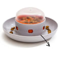 Miniatyrbillede 1 af 7: Interaktiv Hund Foder Skål Roman Design Skub Hund og Kat Langsom fodring Mad Snack Dispenser Skål
