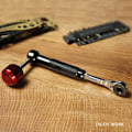 Miniatyrbild 5 av 6: Skruvmejsel hög kvalitet multifunktionell EDC nyckelring form skruvmejslar
