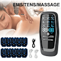 Miniatyrbild 2 av 6: Hög kvalitet Tens Muskel stimulator premium Elektrisk EMS Akupunktur Kroppsmassage Digital terapi Maskin Elektro stimulator