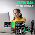 Miniatyrbillede 3 af 5: 4 Kanals Lyd Mixer med Trådløs Mikrofon USB Lyd Bord Bluetooth Konsol DJ Mixing
