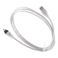 Miniatyrbillede 5 af 6: 140 cm/4.5ft USB 2.0 Han til IEEE 1394 4Pin Han iLink Firewire DV kabel