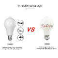 Miniatyrbillede 7 af 7: 12W PIR Motion Sensor Lys Pære Ampul LED E27 IP42 Udendørs Belysning Væg Lampe