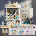 Miniatyrbilde 1 av 9: Wltoys Doll Machine Mynt Operated Play Game Mini Claw Catch Toy Machines Dolls Sweets Machine Barn Interactive Toys