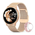 Miniatyrbillede 1 af 7: Bluetooth Call Smart Watch Damer Custom Dial Stål ure Mænd Sport Fitness Tracker