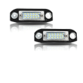 Pikkukuva 1 / 6: Xenon valkoinen OEM-Fit täysi LED rekisterikilpi valo Volvo S80 XC90 S40 V60 XC60 S60 C70 XC70 V70 auton muotoilu numero lamppu