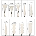 Miniatyrbillede 3 af 7: 9 stk Blomster Kunst Skraber Tekstur Kunst Palette Kniv Specialformet skraber