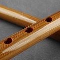 Miniatyrbilde 2 av 4: Tre farger japansk sinobue fløyte 8 hon håndlaget bambus piccolo
