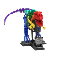 Miniatyrbilde 6 av 6: Jurassic Dinosaurs Byggeklosser Indominus Rex DIY Tyrannosaurus Action Figur Modeller Barn Leker