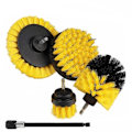 Miniatyrbillede 1 af 8: 5 styk Elektrisk Scrubber Børste Bor Brush Kit Power Drills Scrubber Brush