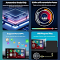 Miniatyrbild 5 av 5: Mini Carplay & Auto Box Dongle Wired To Wireless