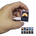 Miniatyrbild 1 av 3: Röst aktiverad 1,3 tum Musik Spektrum Rhythm Level Indikator VU Meter HD LCD Färg Analog Multi-mode GPS Aluminium Legering