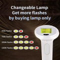 Miniatyrbillede 8 af 9: 2i1 IPL Epilator Hårfjerning LCD Display Maskine T009i Laser Permanent Bikini Trimmer Elektrisk Depilator