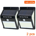 Miniatyrbillede 5 af 10: PIR Bevægelse Sensor Sollys kontrol Solar Energi Gade lampe Gard Sti Hjem Have Solar Strøm Induktion Væg Lys