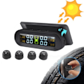 Pikkukuva 1 / 11: aurinko voima TPMS auto rengas paine hälytin valvonta auto turva järjestelmä rengas paine