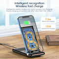 Pikkukuva 6 / 8: Langaton laturi 3 1 iPhone 13 12 11 Pro MAX XR X 8 taitettava lataus telakka asema
