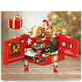 Miniatyrbilde 1 av 5: Jul Gave Eske Navida Mini Klosser Nytt År Montert Bygningsblokk Leke Jule Puslespill Montering