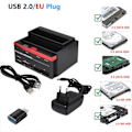 Miniatyrbillede 6 af 9: Hard Drev Docking Station Hard Disk Indkapsling HDD SSD Ekstern HD Kort Læser USB Hub