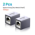 Pikkukuva 8 / 8: Liitin 10Gbps verkko laajennus laajennus Cat8 Cat7 Cat6 Ethernet kaapeli sovitin Gigabit naaras naaras