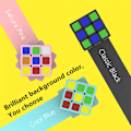 Miniatyrbild 6 av 7: Mini Magic Cube Tiny 3x3 Professional 1 CM Speed Cube Magic Cube Puzzle Blå Rosa Svart Leksaker