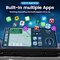 Miniatyrbilde 4 av 7: Android 13 Tv Box LED 8+128GB CarPlay Wireless Android Auto Wireless Adapter