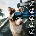 Miniatyrbilde 7 av 7: Hunde Goggles Ownpets Goggles med Justerbar Reim, Magnetisk Design Avtakbar Linse og UV beskyttelse