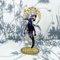 Miniatyrbillede 1 af 6: Genshin Impact Stand Akryl Spil Figur Xiao Hutao Raiden Shogun Zhongli Cosplay Model