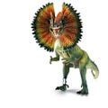 Miniatyrbild 3 av 7: Jurassic World Simulation Dinosaur Toy Solid Velociraptor & Dilophosaurus Boy Toys