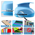 Miniatyrbillede 4 af 6: Circle Paper Punch, 5 PCS Circle Punches For Paper Crafts