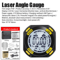 Miniatyrbild 7 av 7: Laser Digital Protractor Angle Measure Inclinometer 3 in 1 Laser Level Box Angle meter