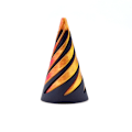 Miniatyrbillede 7 af 7: 3D trykt spiral kegle legetøj umuligt pyramide gennemløb skulptur gennemgang pyramide fidget legetøj