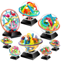 Miniatyrbild 6 av 6: 3D Magiskt Intellekt Labyrint Ball 100 Steg,IQ Balans Perplexus Magnetisk Ball Marmor Pussel Spel