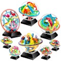 Pikkukuva 6 / 6: 3D Magical Intellect Maze Pall 100 Steps,IQ Balance Perplexus Magnetic Ball Marble Puzzle Peli
