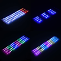 Pikkukuva 3 / 7: 48 LED Auto Sisustus Ambient jalka valo USB Langaton Kaukosäädin Musiikki App Ohjaus Auto RGB Ilmakehä koriste lamput