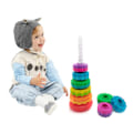 Miniatyrbillede 2 af 7: Stabling Legetøj til børn Spinning Regnbue Gears Toddler Montessori Pædagogisk Sanselegetøj