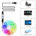Pikkukuva 2 / 8: RGB 5050 Led nauha Light Bluetooth App Ohjaus 5V USB Led Teippi Joustava nauha diodi teippi