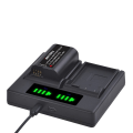 Miniatyrbilde 6 av 6: Batteri LED Dobbel lader for Panasonic kameraer