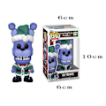 Miniatyrbilde 6 av 7: Pop Fem Netter ved Freddy´s Fnaf Bear SANTA FREDDY Spill Action Figur At Five Netter Sikkerhet Breach Modell Barn Leketøy